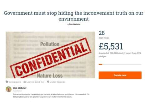 Ex-Times environment editor launches legal claim against Government