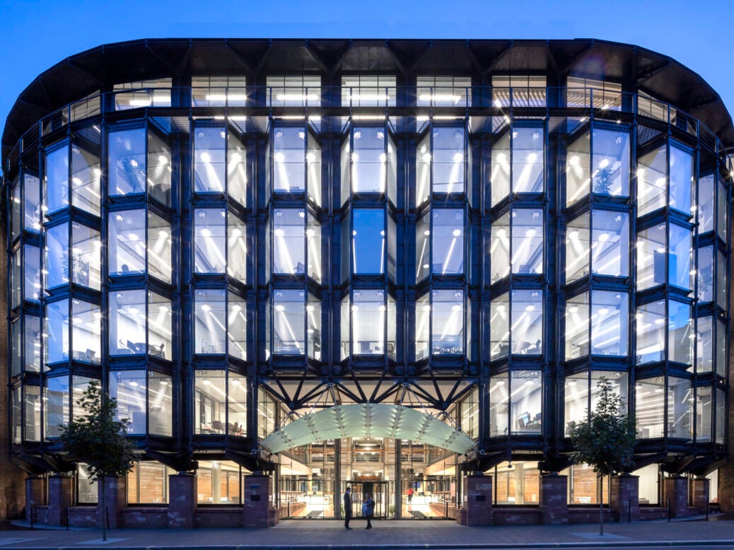 FT headquarters at Bracken House in London, illustrating a story about a pay dispute between the FT US Guild and management in the UK.