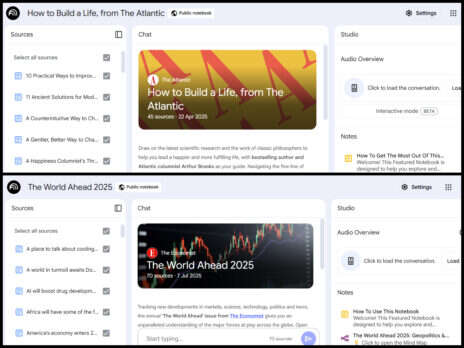 The Atlantic and The Economist among initial partners for Google 'featured notebooks'