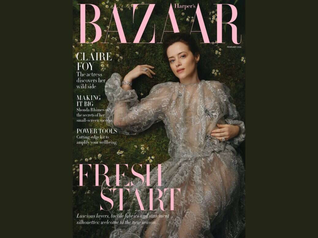 Harper's Bazaar magazine cover from February 2026. Picture: Hearst