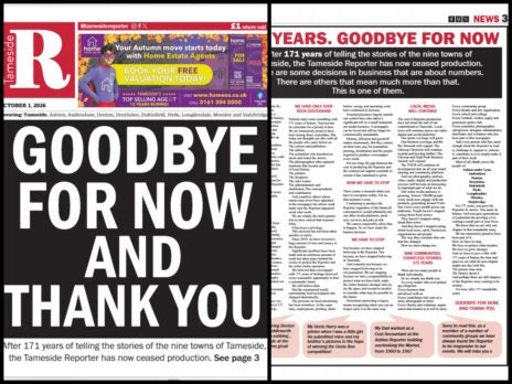 Local newspaper where Harold Evans began closes after 171 years in print
