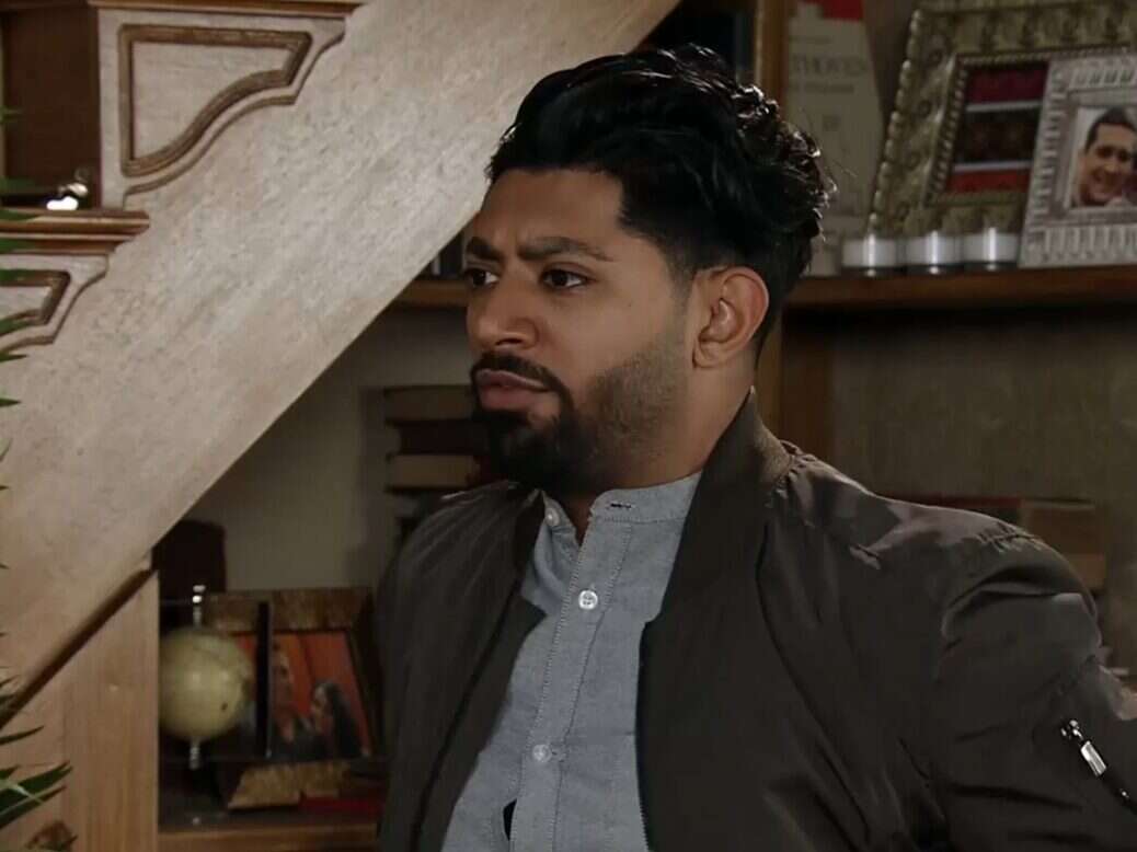 Qasim Akhtar playing Zeedan Nazir on Coronation Street. Picture: Youtube/Coronation Street