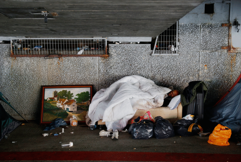 British Journalism Awards 2025 shortlisted picture as part of MyLondon's "Rough" project about homelessness in the capital. Picture: Facundo Arrizabalaga/MyLondon