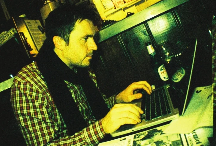 Paul Vale, pictured typing on a laptop circa 2012