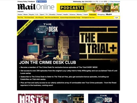 How Mail has gained thousands of subscribers for crime podcasts