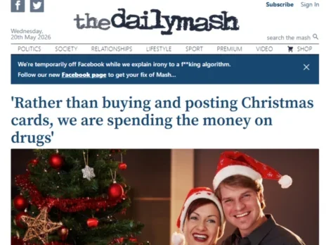 No joke: Daily Mash banned from Facebook because platform doesn't get irony