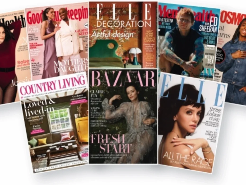 Hearst UK magazines including Good Housekeeping, Elle, Elle Decoration, Men's Health, Country Living, and Harper's Bazaar