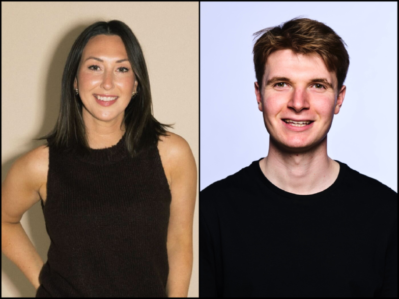 Headshots of Hannah Blake, managing director, commercial of DMG Media's Creator and New Media and Nick Moar, head of DMG New Media