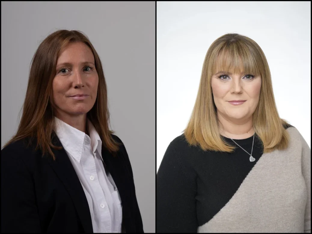 Headshots of incoming and outgoing Mirror editors: Chloe Hubbard and Caroline Waterston