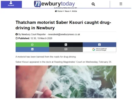 Facebook restricts local newspaper for publishing drug-driver court report