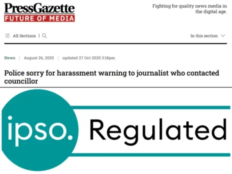 IPSO complaint against Press Gazette upheld over alleged sex offence admission