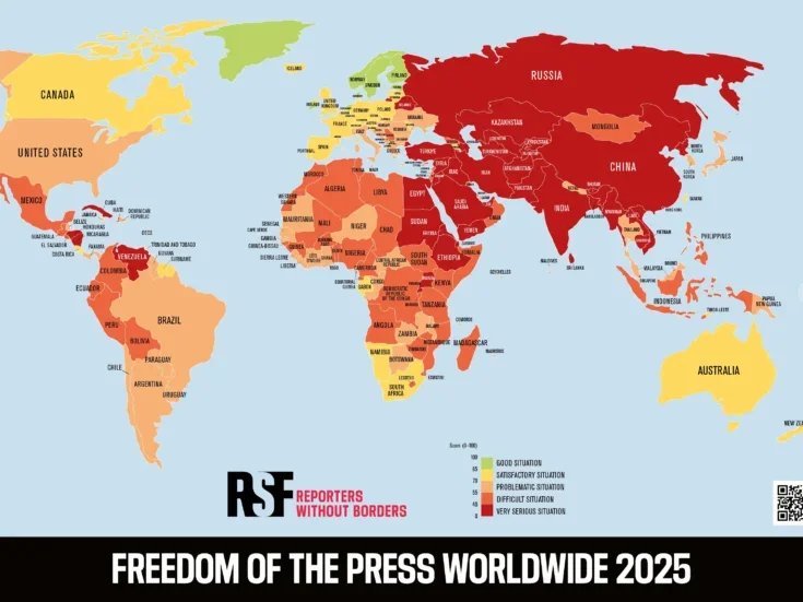 RSF downgrades global press freedom index to all-time low