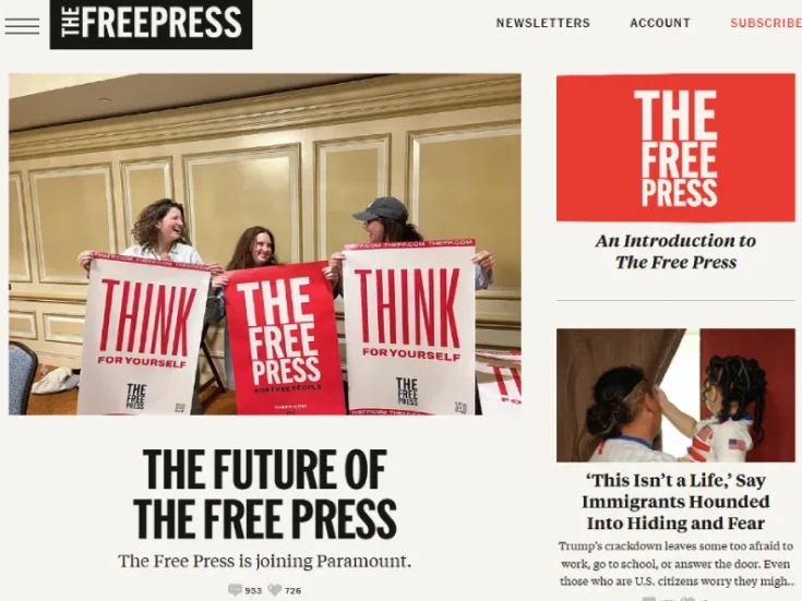 The Free Press goes from zero to $150m valuation in five years on Substack