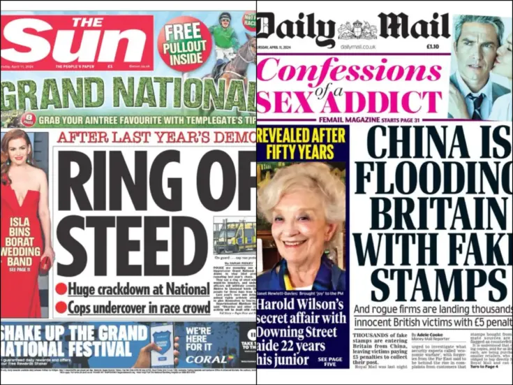 Sun and Mail neck and neck in terms of UK audience reach - but one edges ahead